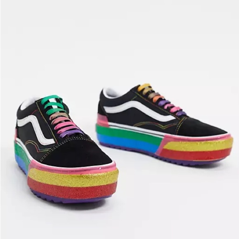 Vans Old-Skool Rainbow Platform - image 2